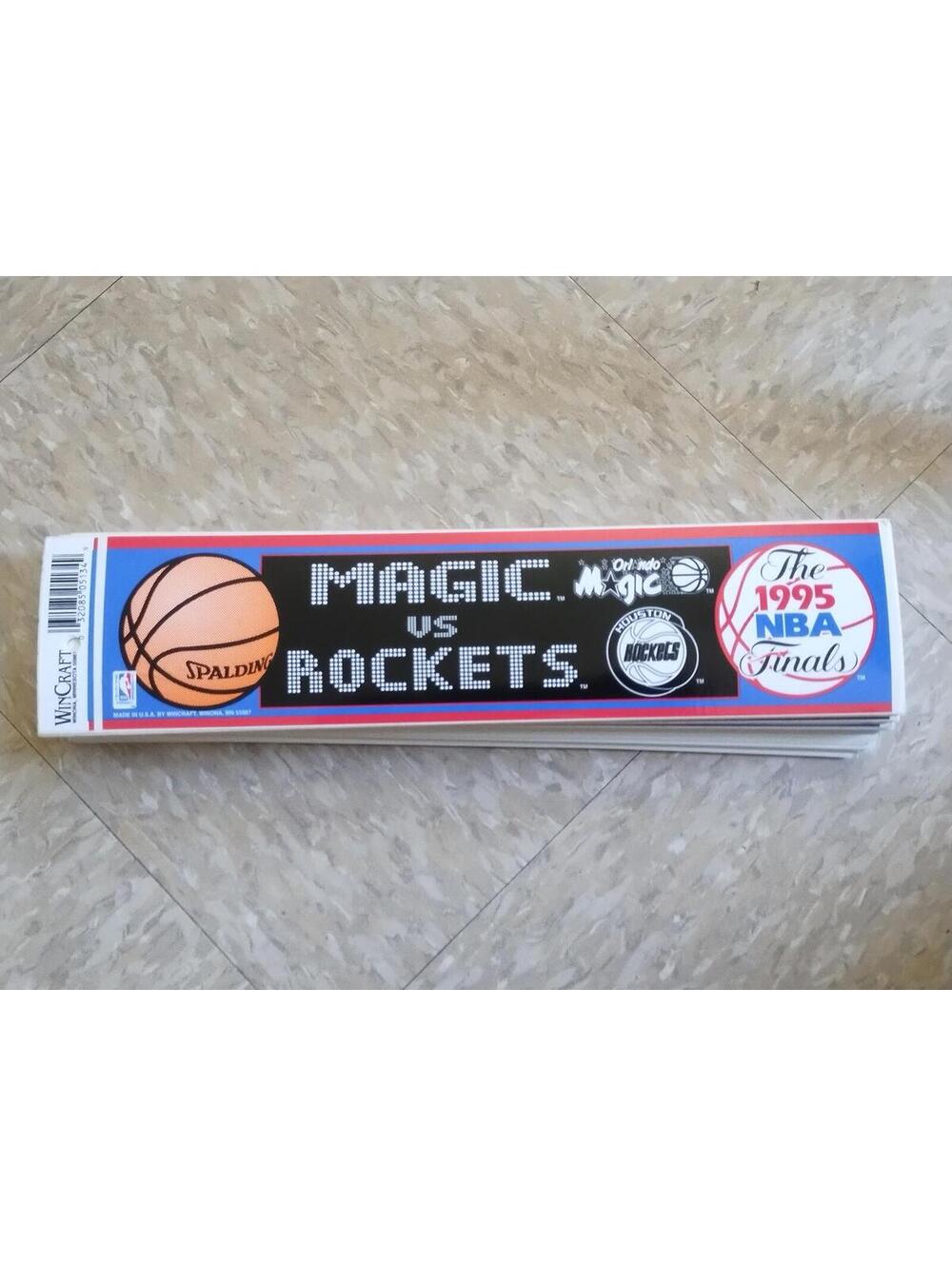 1995 NBA‎ finals car bumper sticker